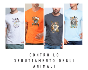 T-shirt NO allo sfruttamento animale Uomo